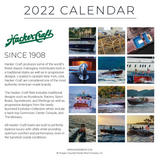 2022 Hacker-Craft Wall Calendar