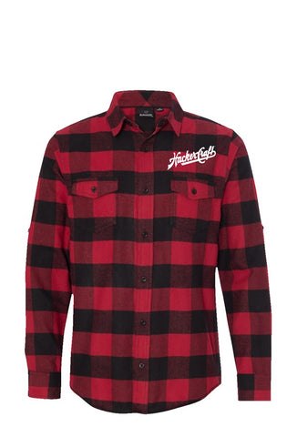 Long Sleeve Flannel Red And Black